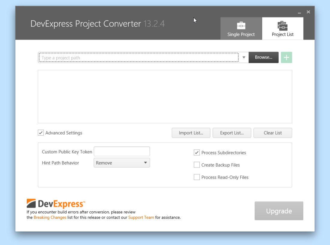 New Project Converter #2