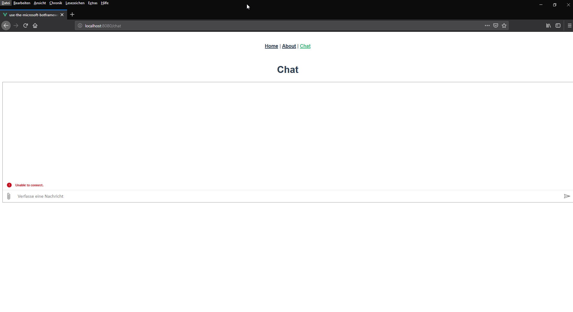 Working Chat in Browser